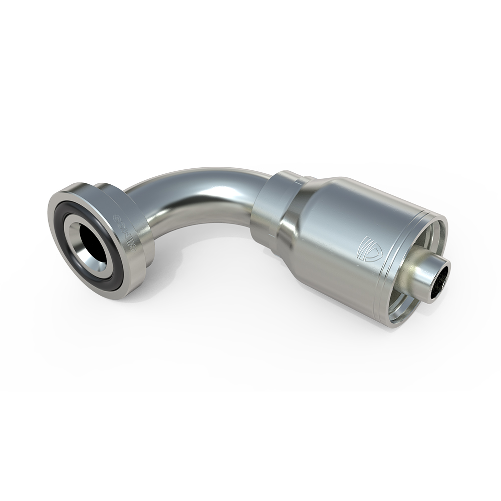 11943 Flange-90° Elbow Hydraulic Hose Fitting