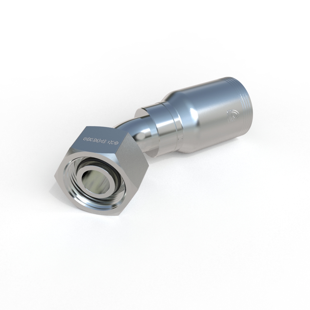 2D473 Female Metric 45˚ Elbow Hydraulic Fitting