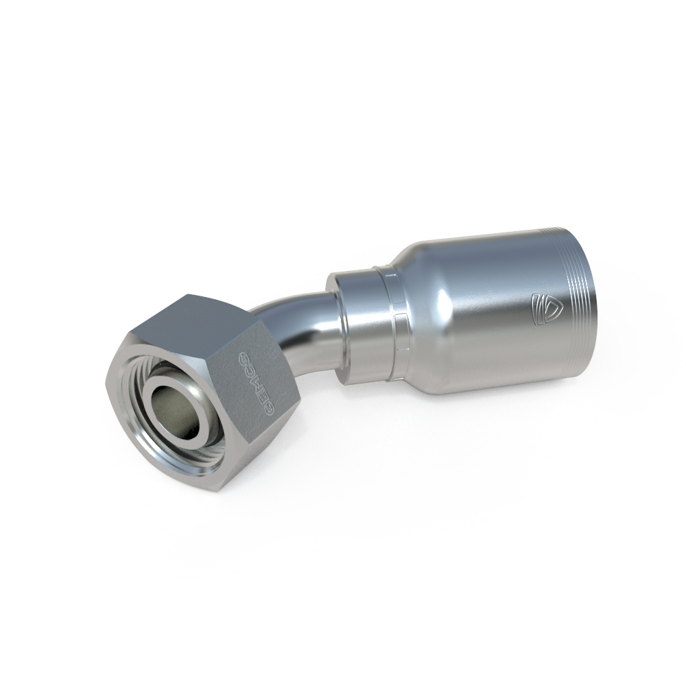 2D478 Female Metric 45˚ Elbow Hydraulic Fitting