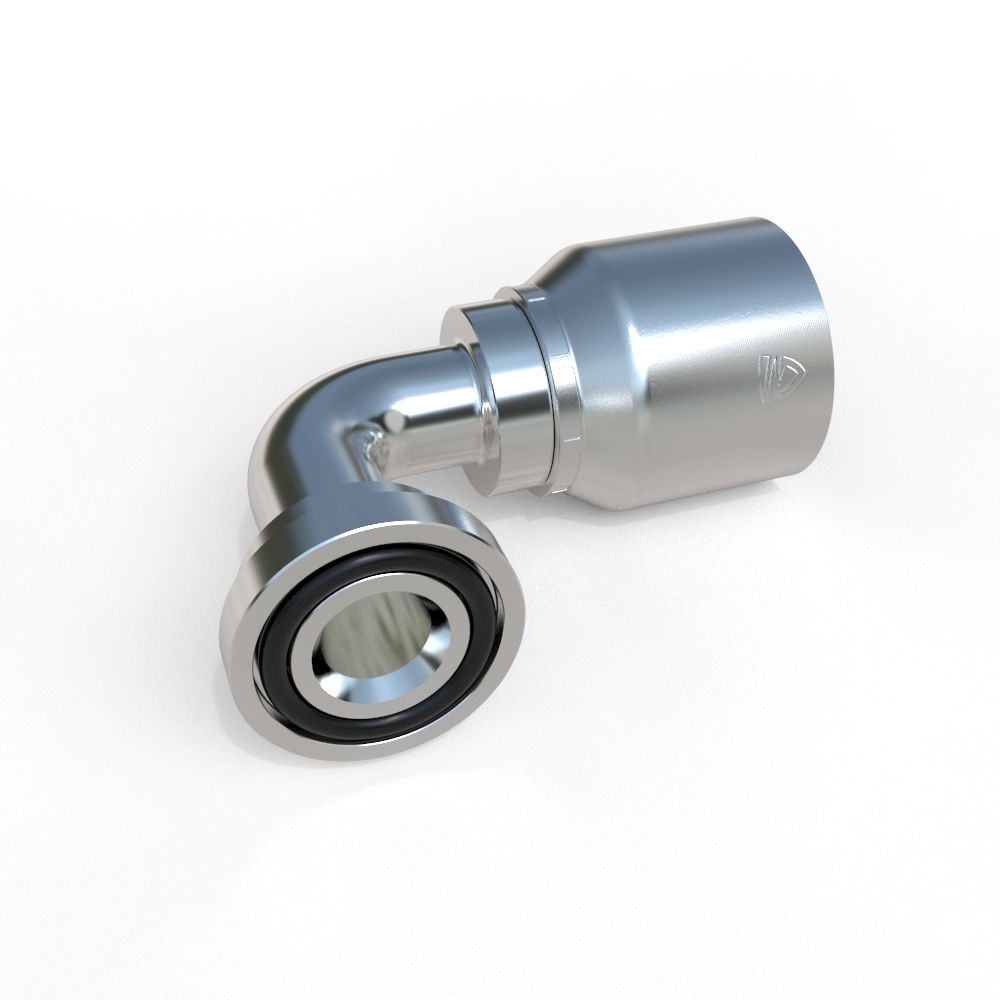 83970 Flange 90˚ Elbow Hydraulic Fitting