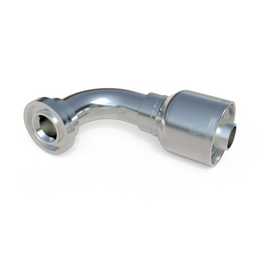 83971 SAE Flange 90˚ Elbow Hydraulic Fitting