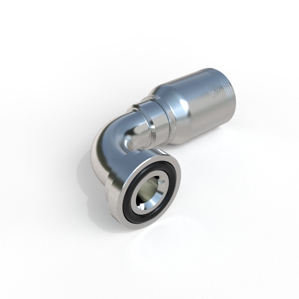 83973 SAE Flange 90˚ Elbow Hydraulic Fitting