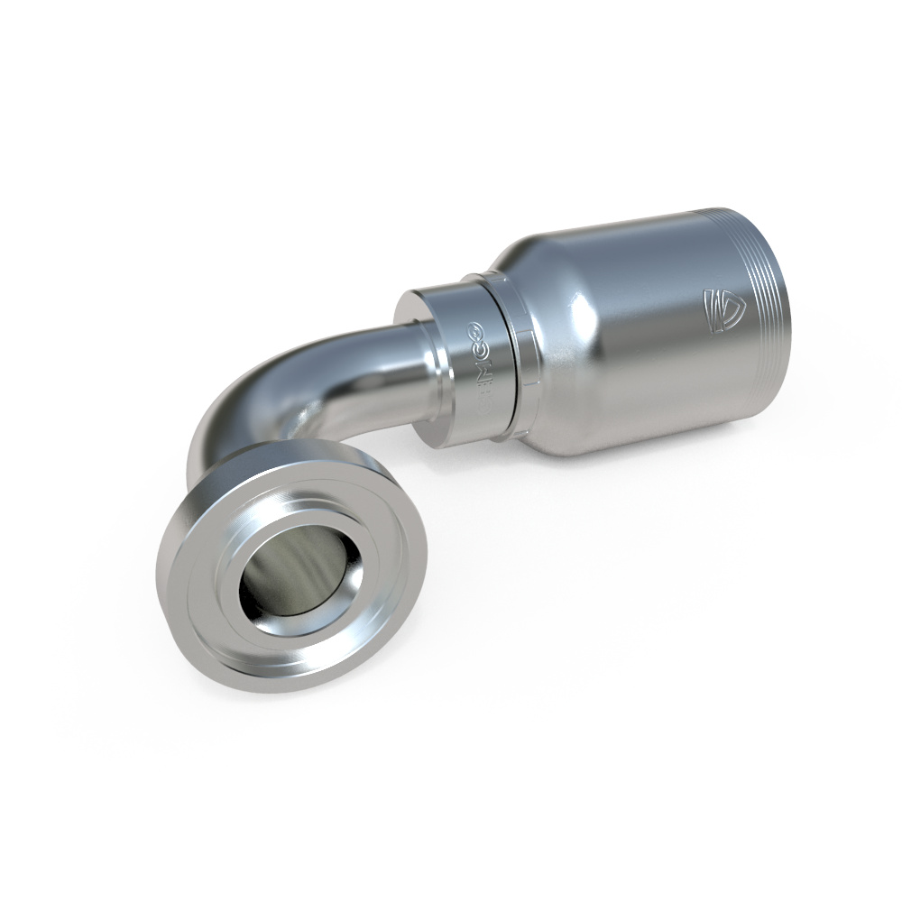 85478 SAE 90˚ Elbow Flange Hydraulic Fitting