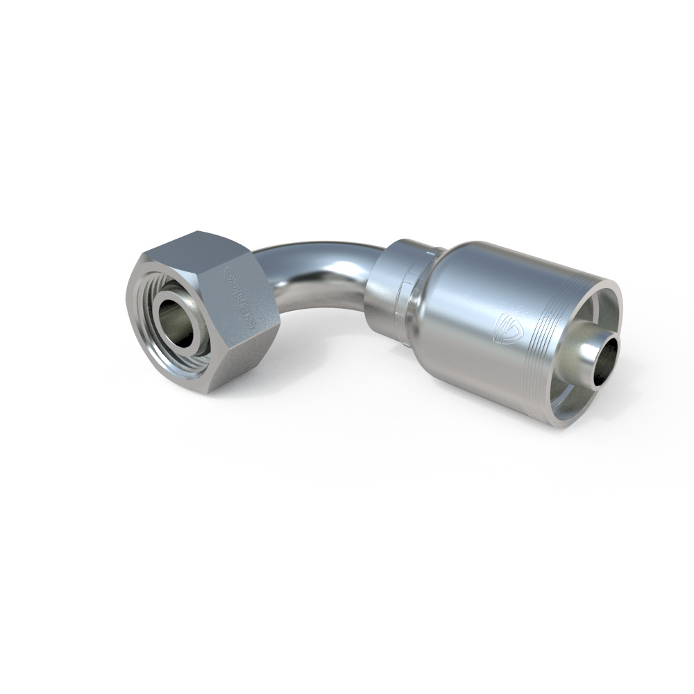 2D978 Female Metric 90˚ Elbow Hydraulic Fitting