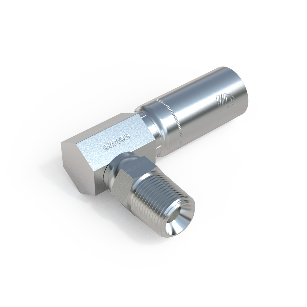 1N955/58-SH Male 90° Elbow Hydraulic Fitting