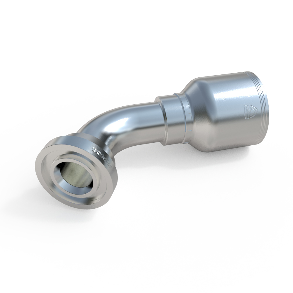 83671 SAE Flange 60˚ Elbow Hydraulic Fitting