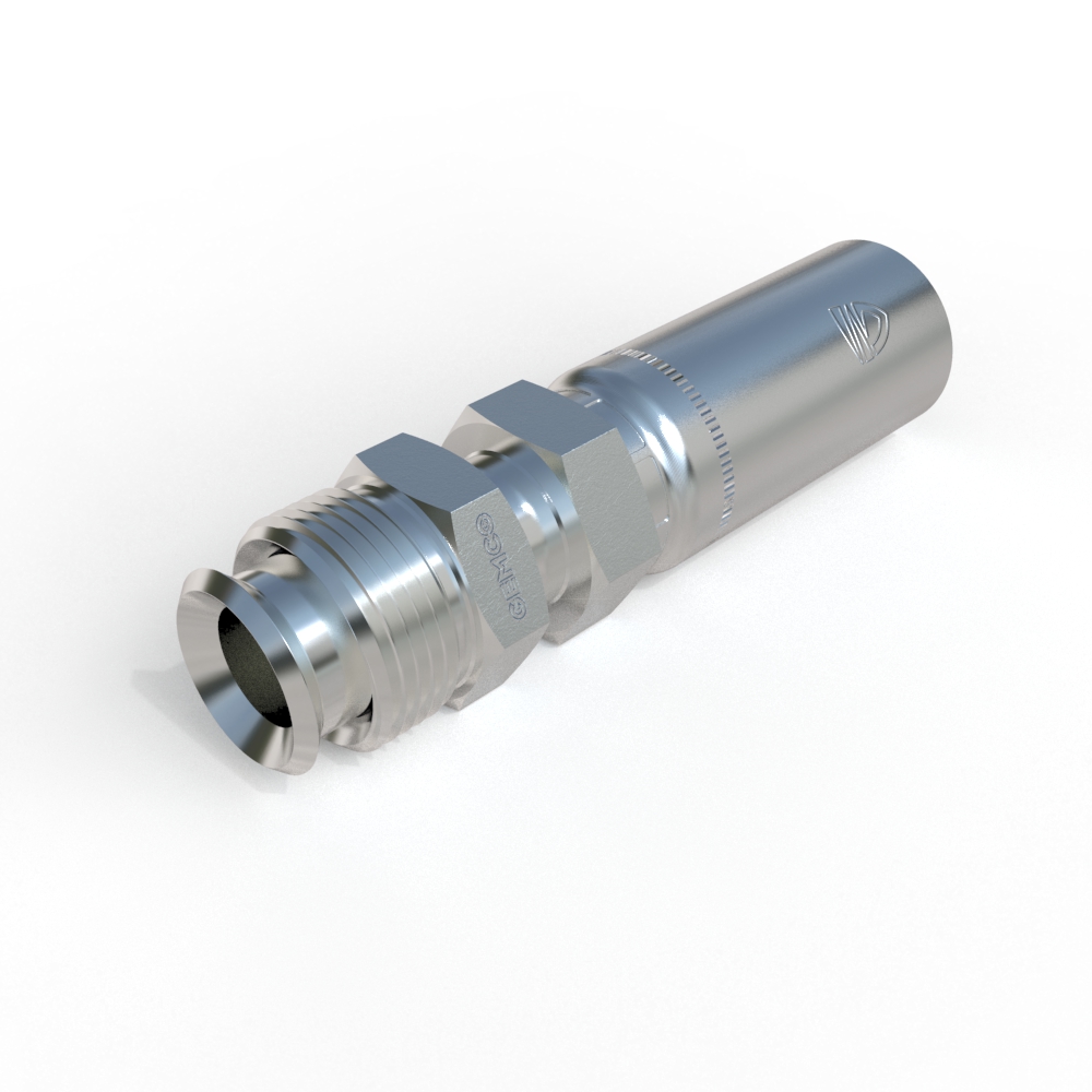 128HY Male Inverted SAE 45˚ Hydraulic Fitting
