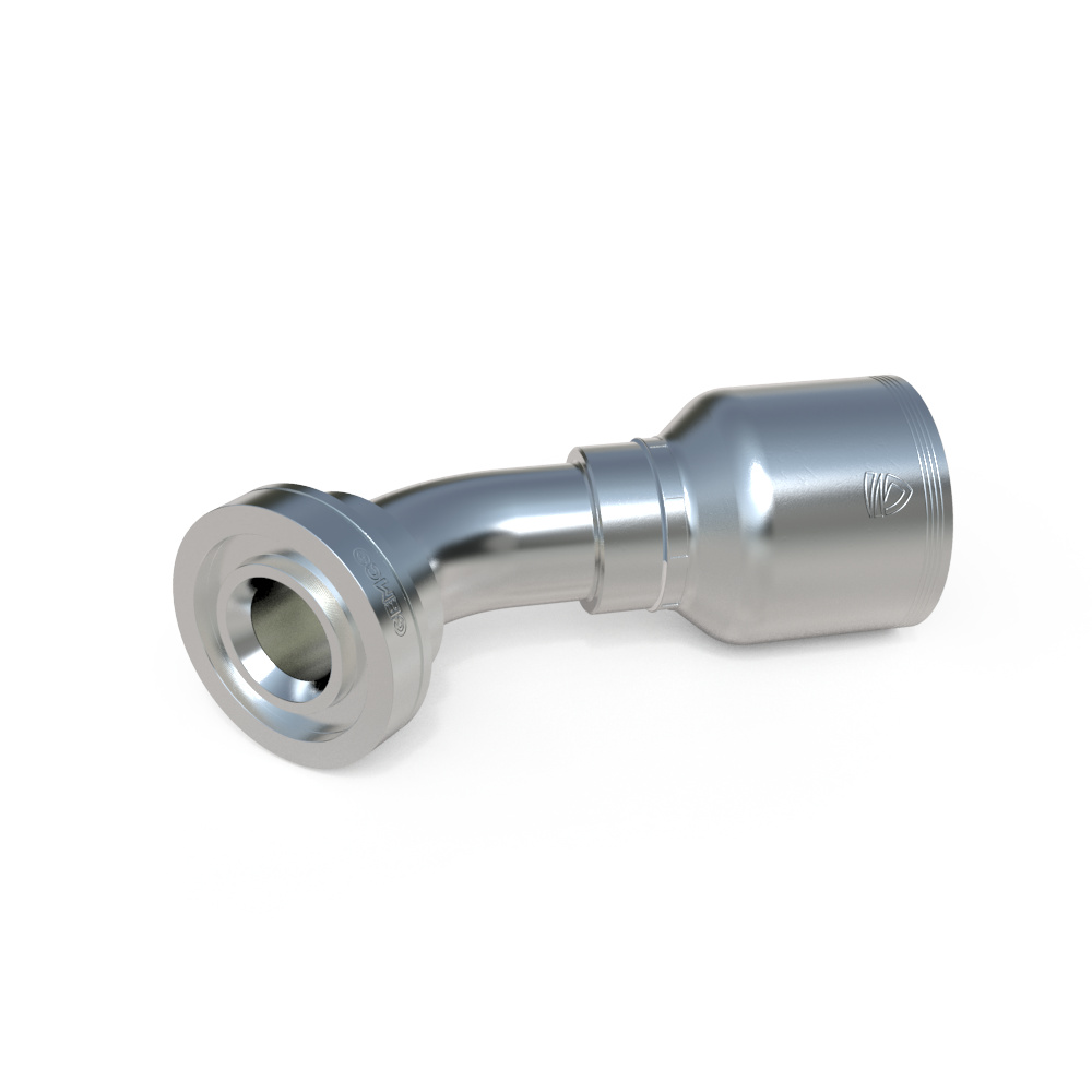 86471 SAE Flange 45˚ Elbow Hydraulic Fitting