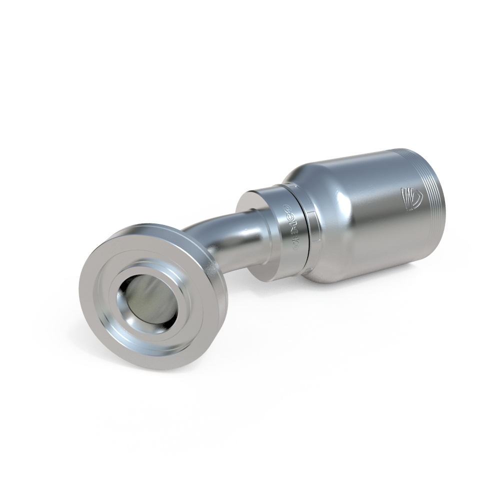 86478 SAE 45˚ Elbow Flange Hydraulic Fitting