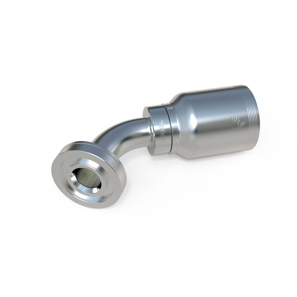 86678 SAE 60˚ Elbow Flange Hydraulic Fitting