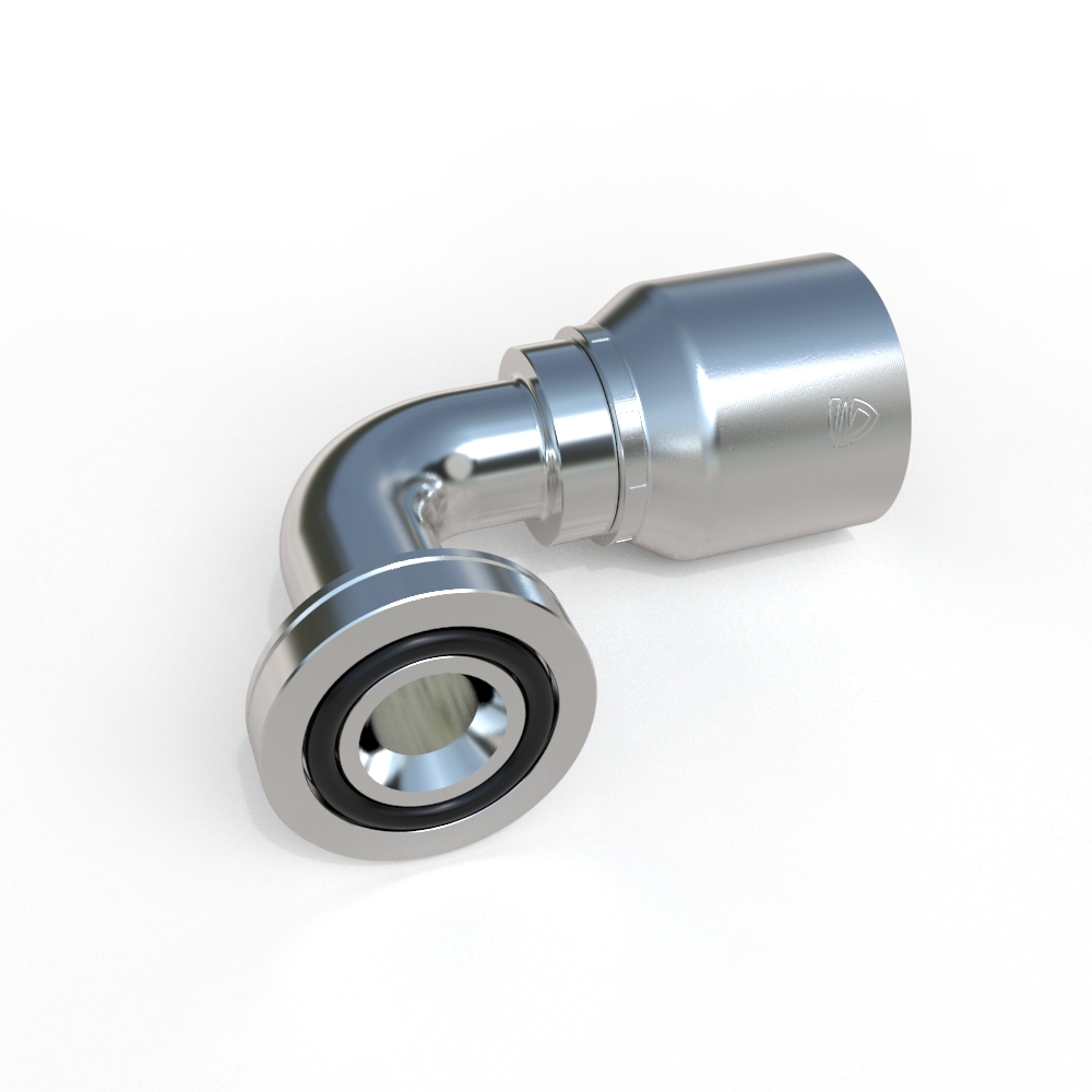 86970 SAE Flange 90˚ Elbow Hydraulic Fitting