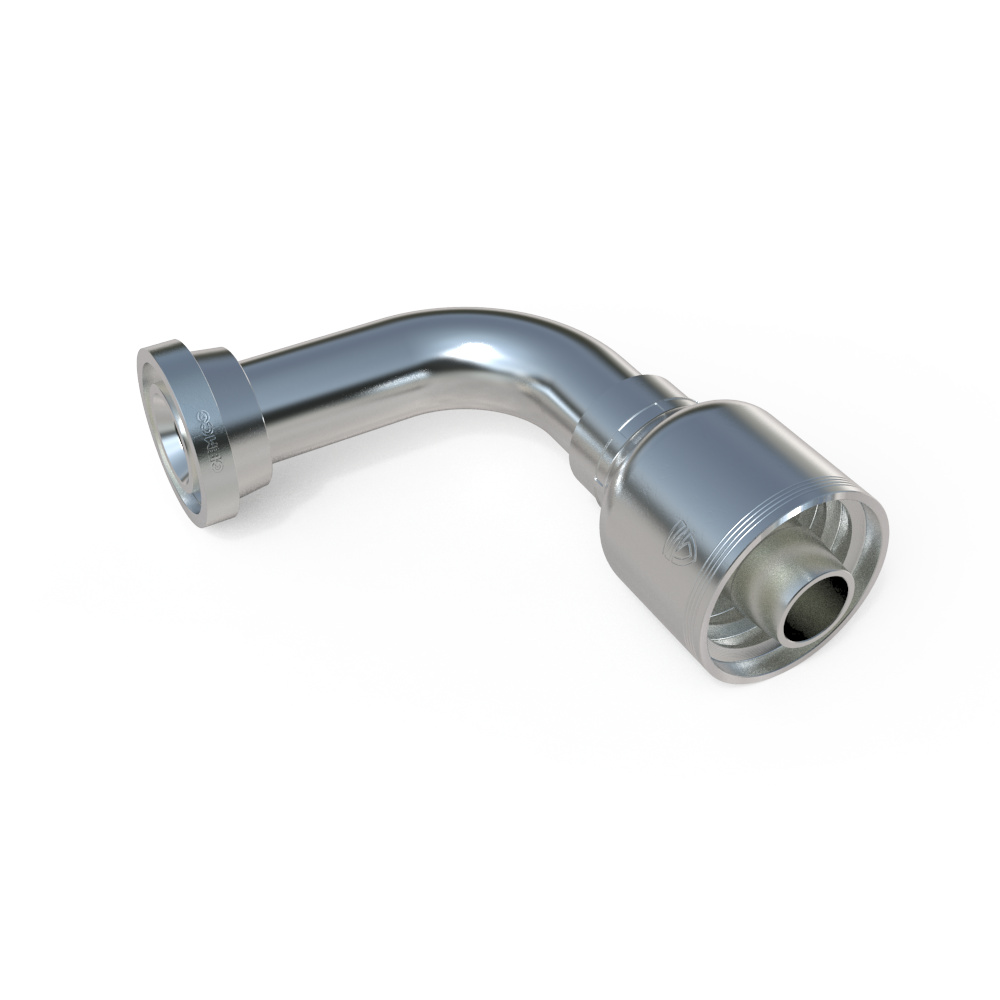 83971-L SAE Flange 90˚ Elbow Hydraulic Fitting