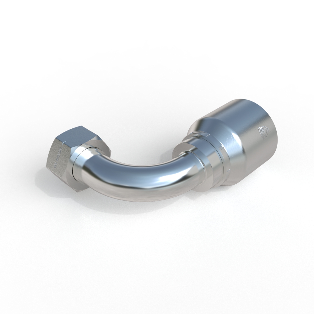 2S970-W Female BSP 90° Elbow Hydraulic Fitting