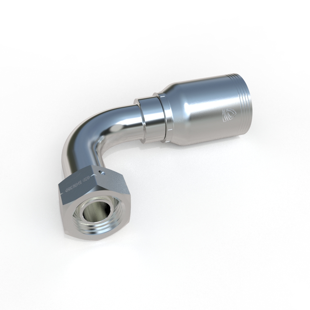 2S973-W Female BSP 90° Elbow Hydraulic Fitting