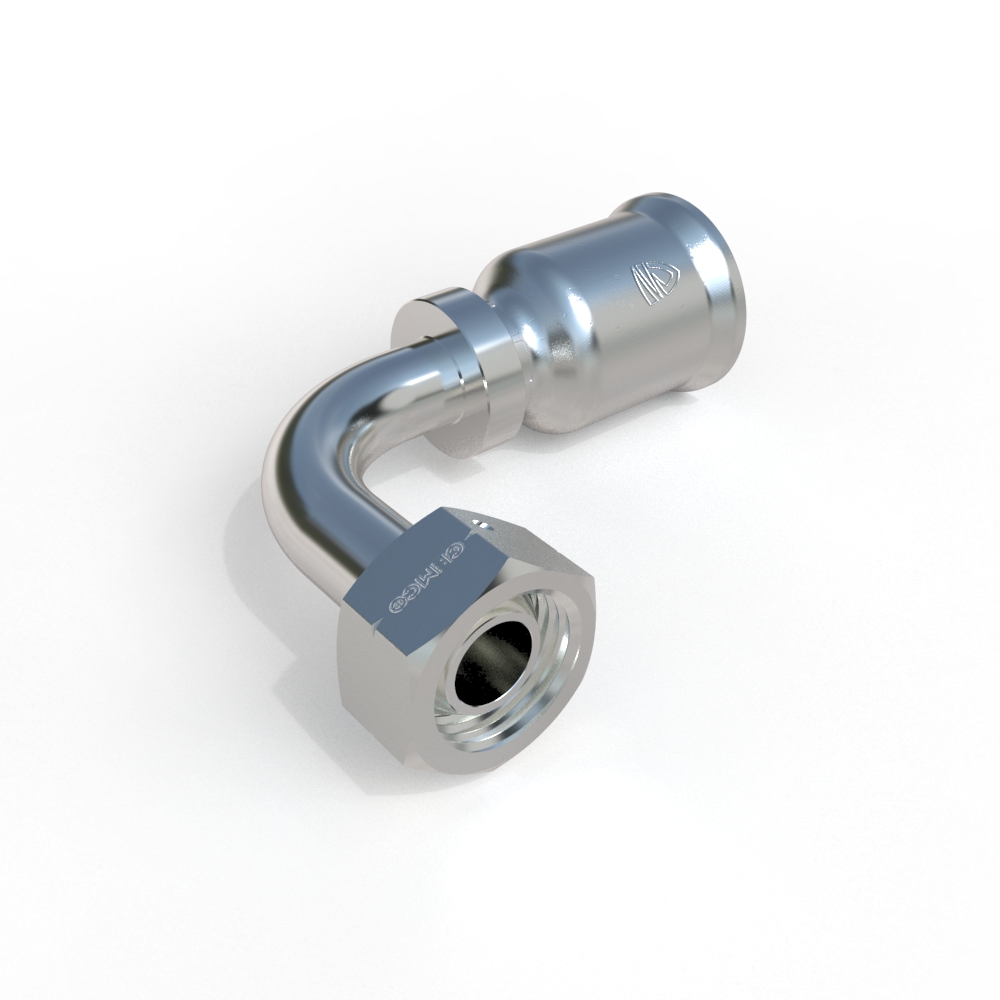 2S991N-W Female 90° Elbow Hydraulic Hose Fitting