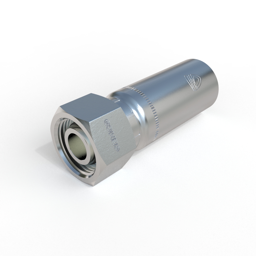 2D156 Female Metric Swivel Hydraulic Fitting