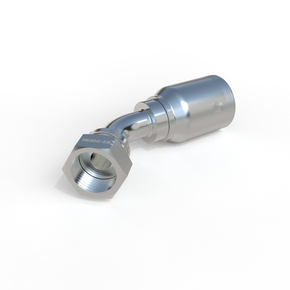 2F473 45˚ Elbow Female Hydraulic Fitting
