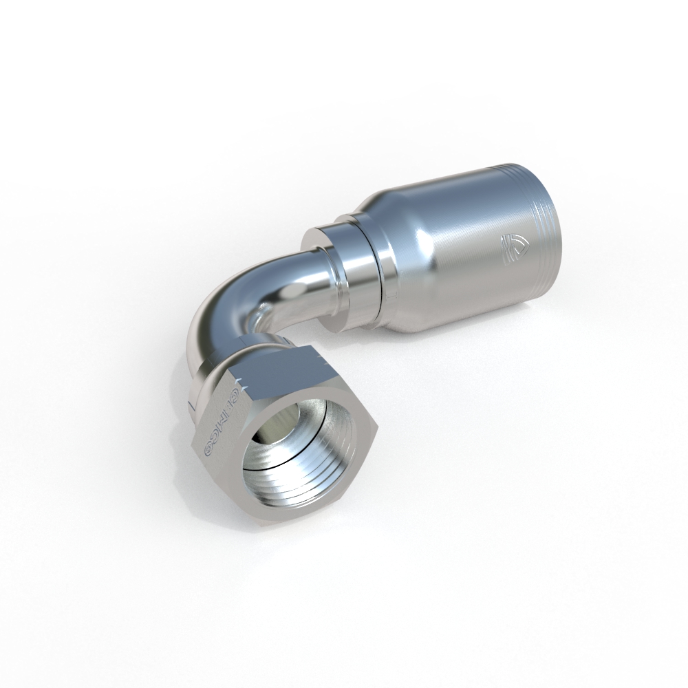 2F973-B 90˚ Elbow Female Hydraulic Fitting