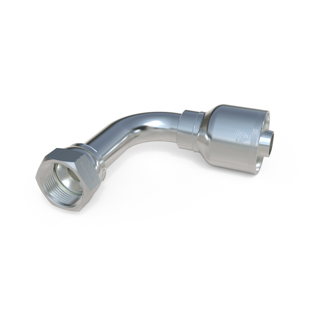 2J971 Female JIC 37˚-90˚ Elbow Hydraulic Fitting