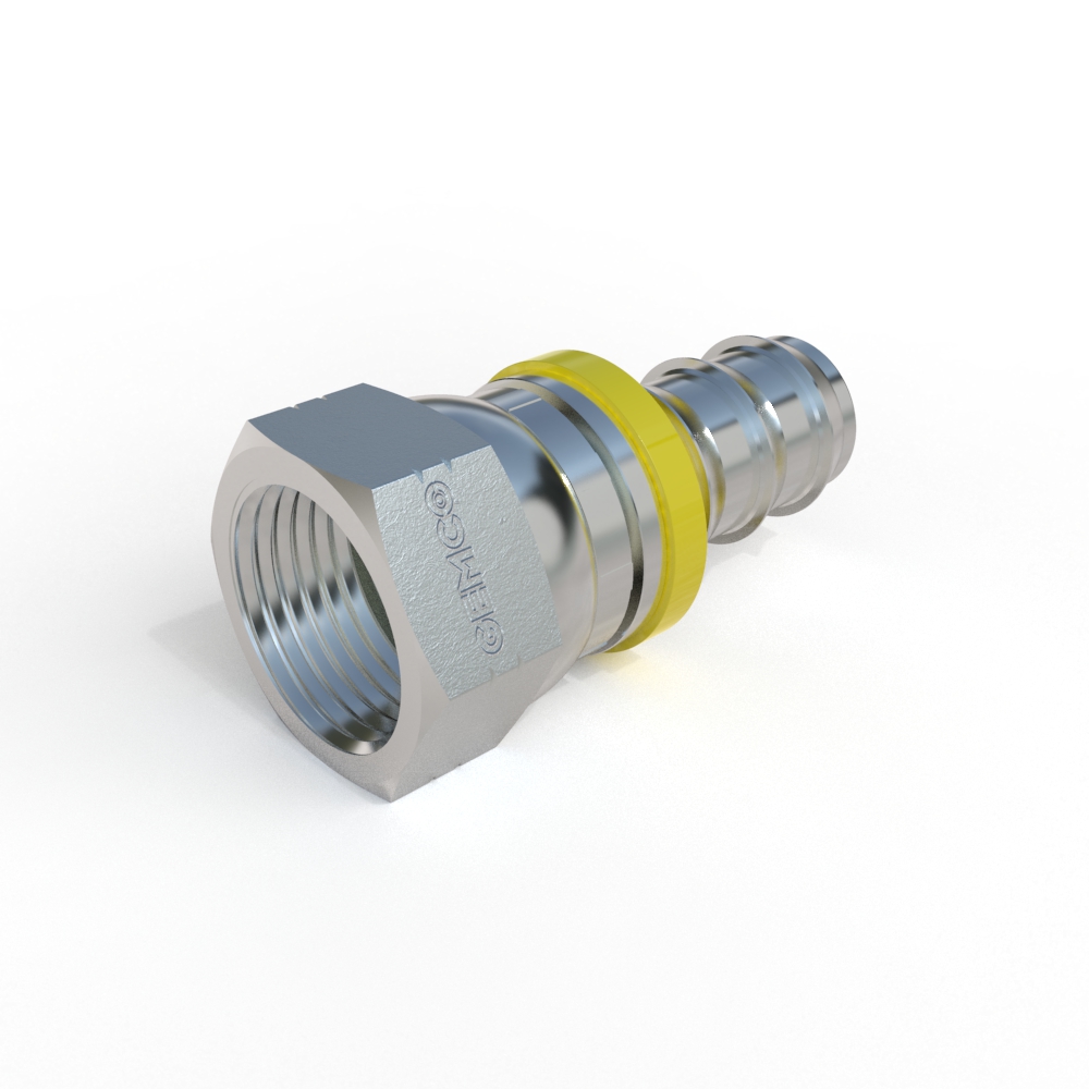 2P182 Female SAE 45˚ Hydraulic Fitting