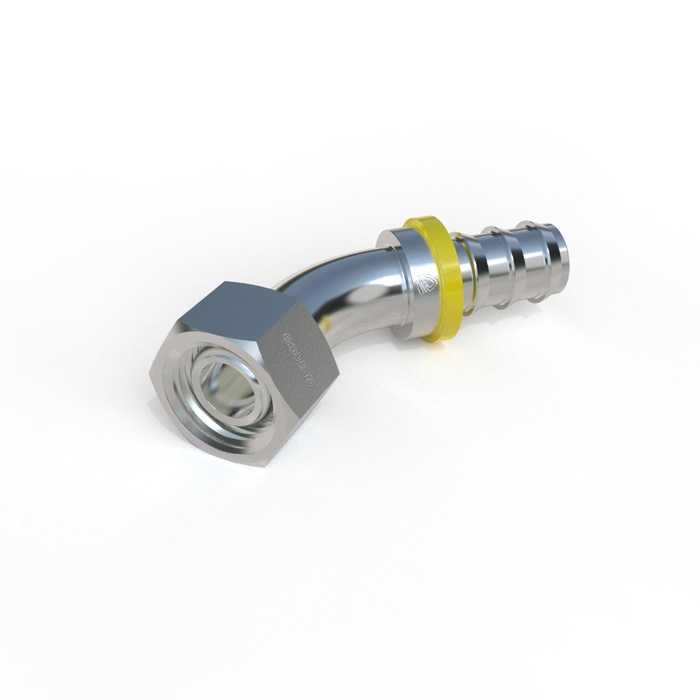 2K482 Female Metric 45° Elbow Hydraulic Fitting