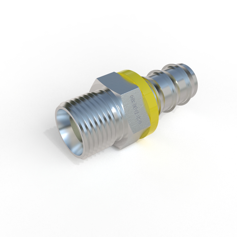 3D082 Male Metric 24˚ Cone Hydraulic Fitting