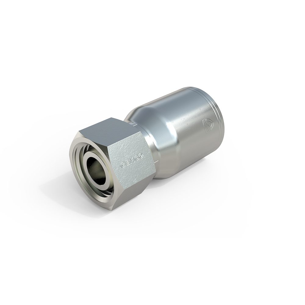 1CA43 Female Metric 24° Cone Hydraulic Hose Fitting