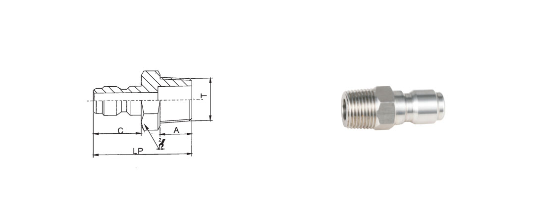 ST American Type  Hydraulic Quick Coupling - Quick Couplings - 1