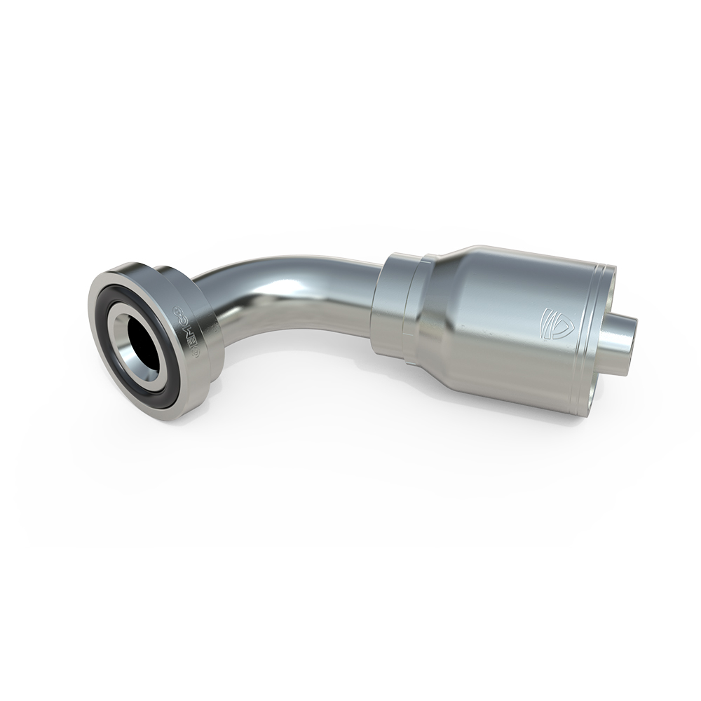 83743 Flange-1/2° Elbow Hydraulic Fitting