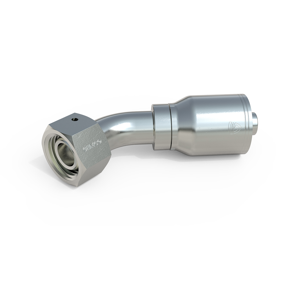 2K443 Female Metric 45° Elbow Hydraulic Fitting