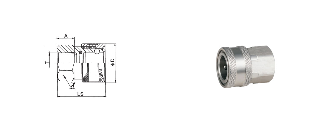 RD Japanese Type  Hydraulic Quick Coupling - Quick Couplings - 1