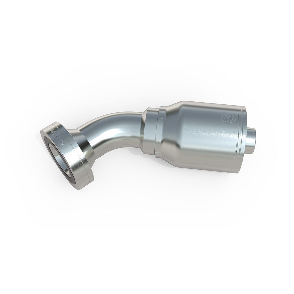 86443 Flange 45˚ Elbow Hydraulic Fitting