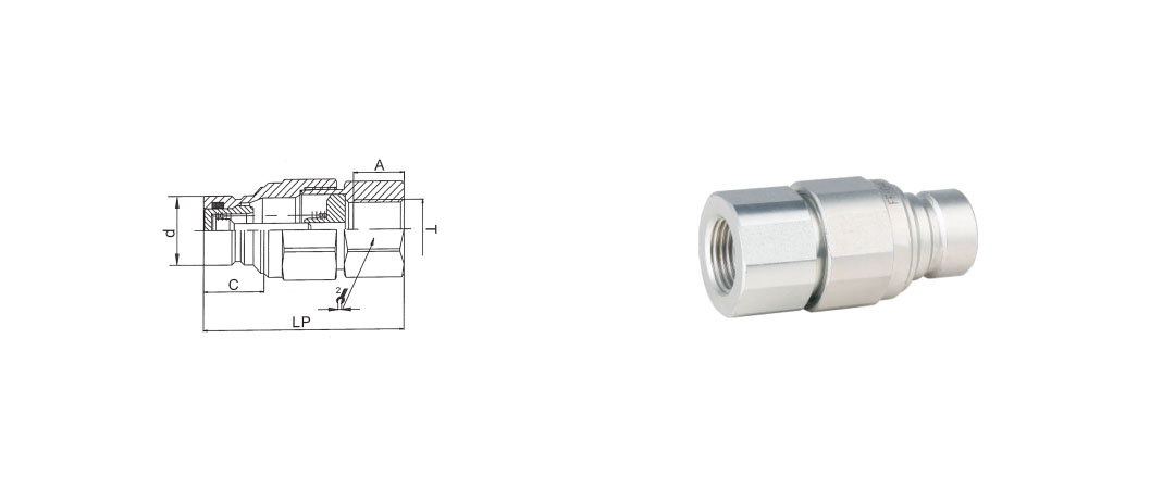 FF Flat Face Type Hydraulic Quick Coupling - Quick Couplings - 1