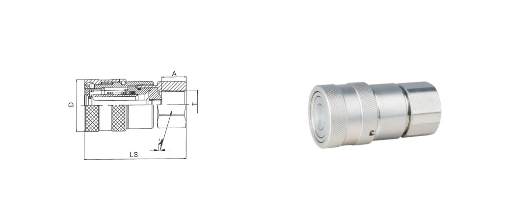 FF Flat Face Type Hydraulic Quick Coupling - Quick Couplings - 1