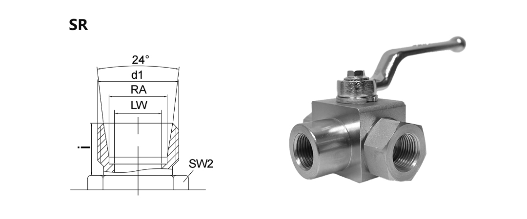 KHB3K Series Two-position Three-way High Pressure Ball Valve - Ball Valves - 1