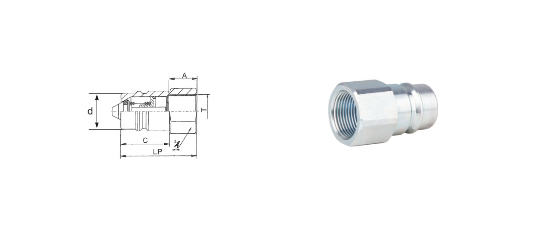 KZE Close Type Hydraulic Quick Coupling - Quick Couplings - 1