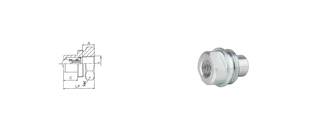 KZE-B Thread Locked Type Hydraulic Quick Coupling - Quick Couplings - 1