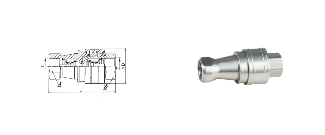 KZF Close Type Pneumatic And Hydraulic Quick Coupling - Quick Couplings - 1