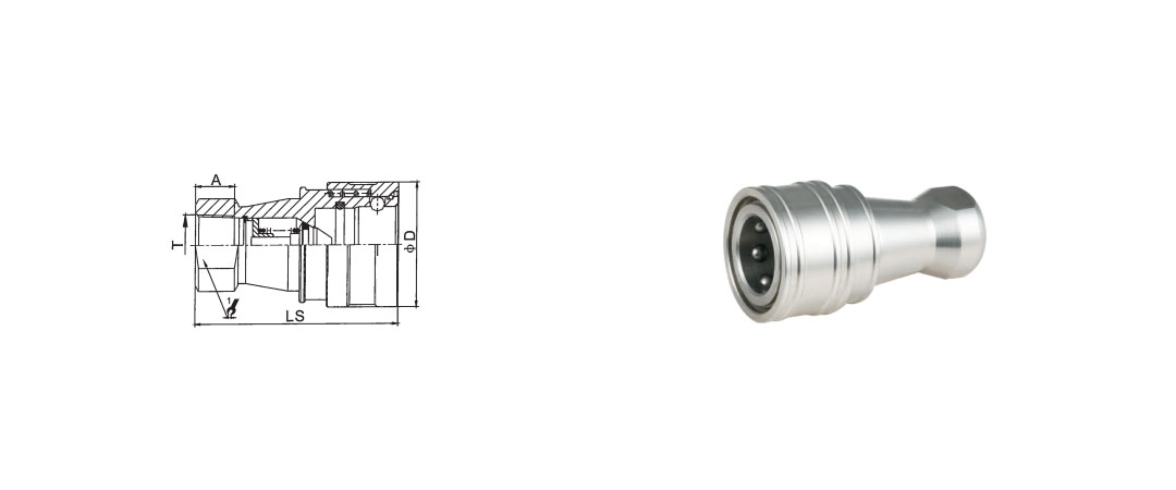 KZF Close Type Pneumatic And Hydraulic Quick Coupling - Quick Couplings - 1