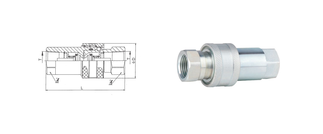 S1 Close Type Hydraulic Quick Coupling - Quick Couplings - 1
