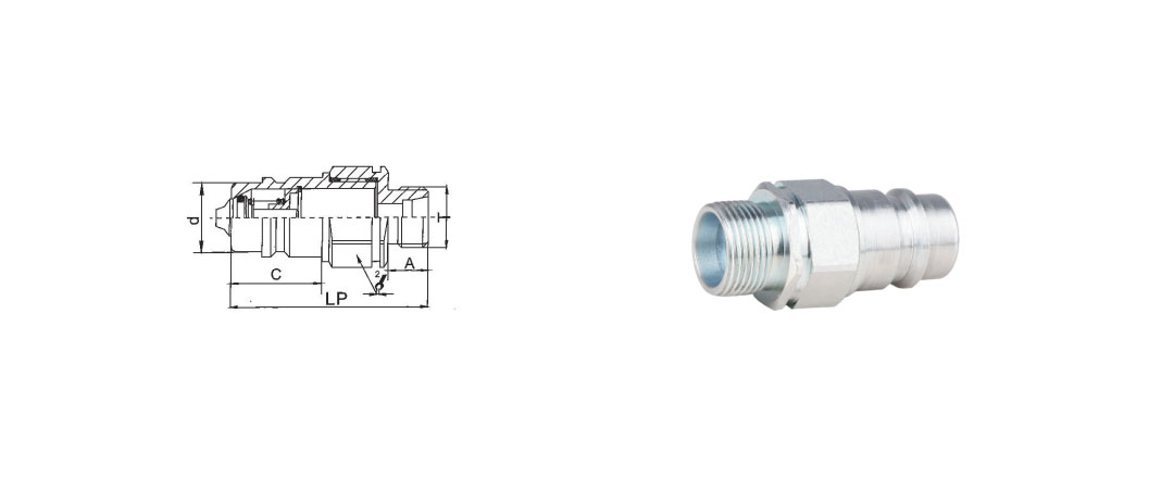 S5 Push And Pull Type Hydraulic Quick Coupling - Quick Couplings - 1