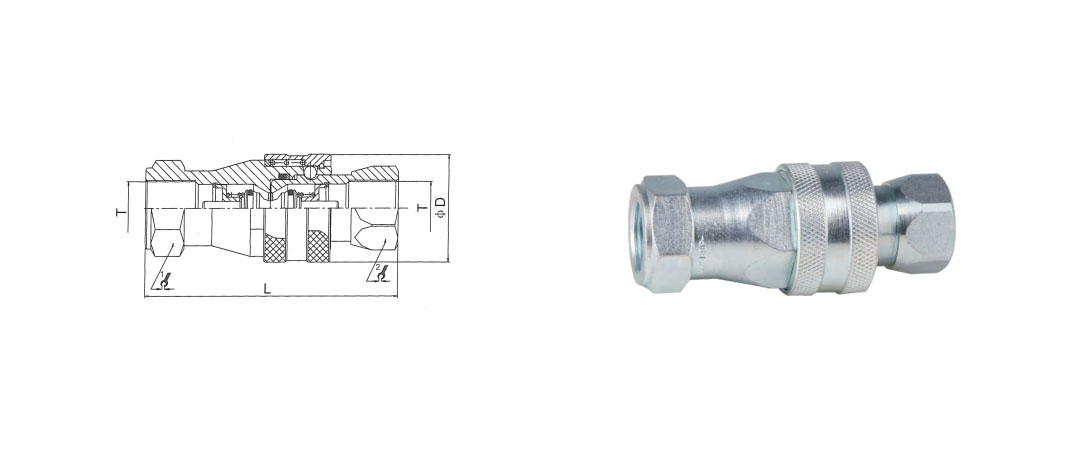 S6 Close Type Hydraulic Quick Coupling - Quick Couplings - 1