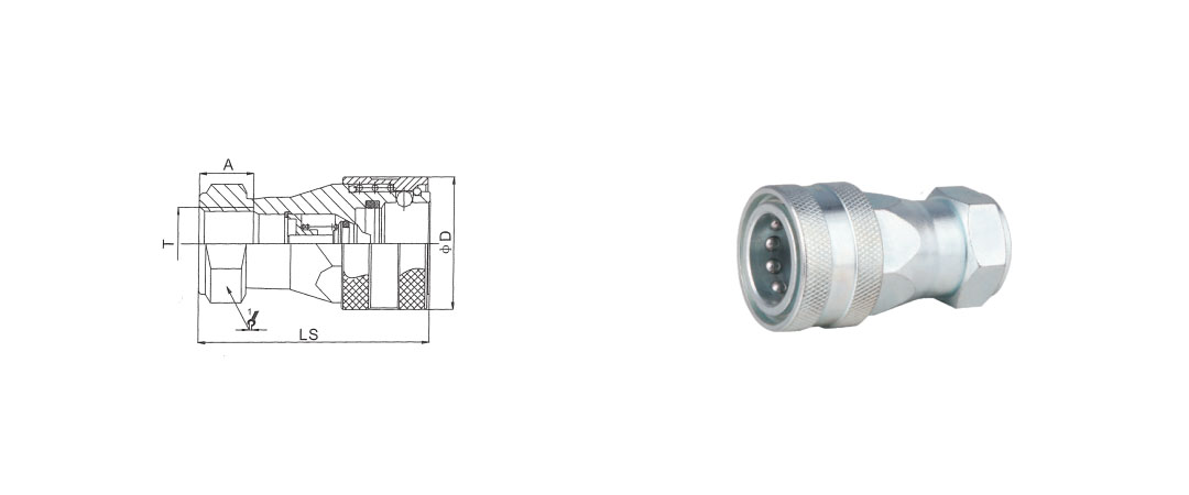 S6 Close Type Hydraulic Quick Coupling - Quick Couplings - 1