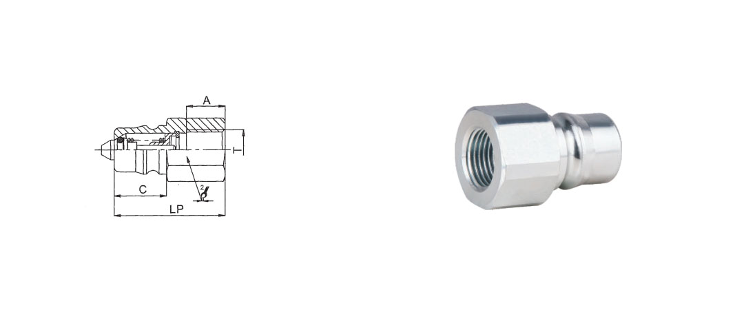 S7 Thread Locked Type Hydraulic Quick Coupling - Quick Couplings - 1