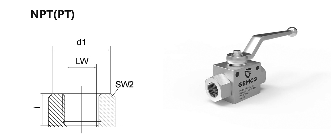 VH2V Series High Pressure Ball Valve - Ball Valves - 1