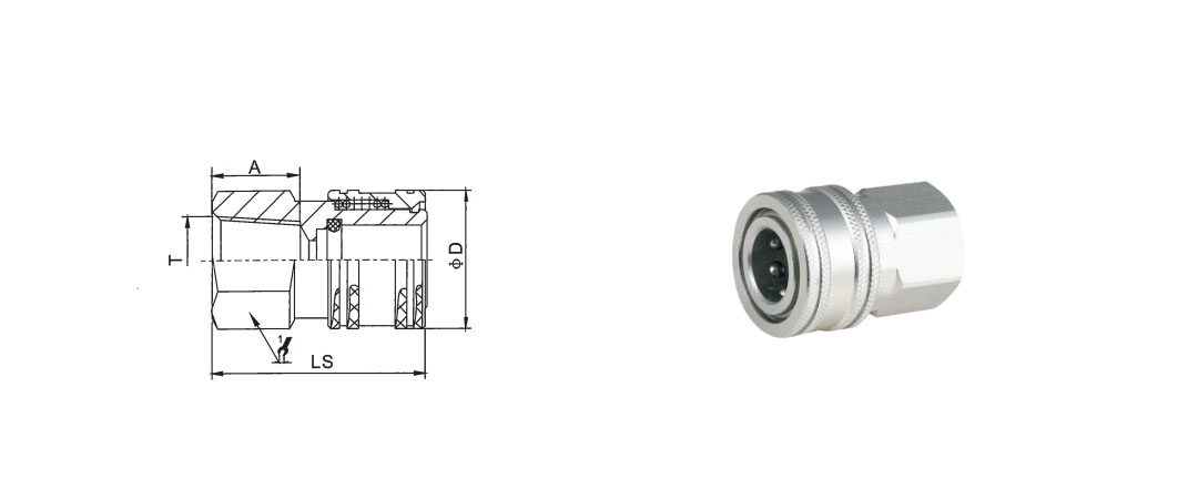 ST American Type  Hydraulic Quick Coupling - Quick Couplings - 1