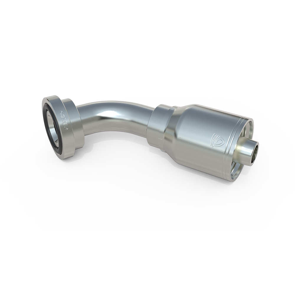 12743-12-12 Flange-60° Elbow Hydraulic Fitting