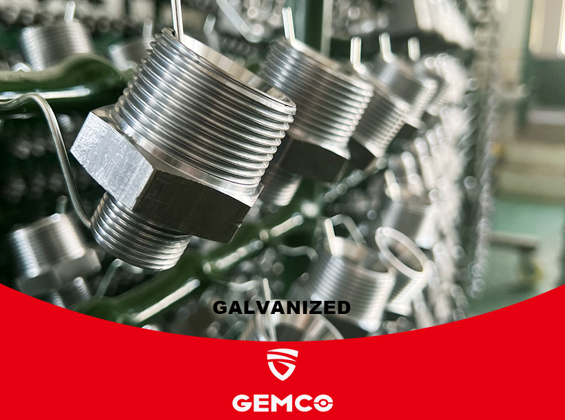 The role of galvanization of hydraulic connectors.