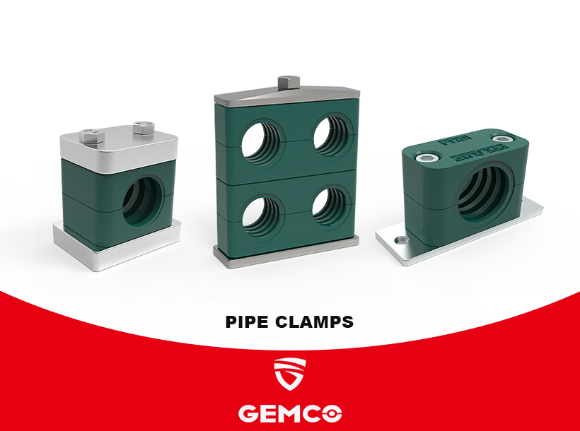 Gecmo pipe clamps