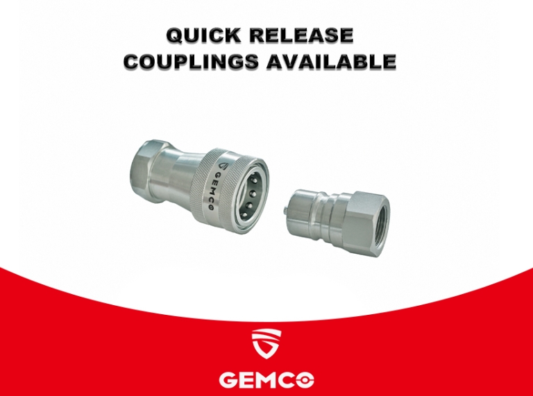 Application of quick couplings Gemco
